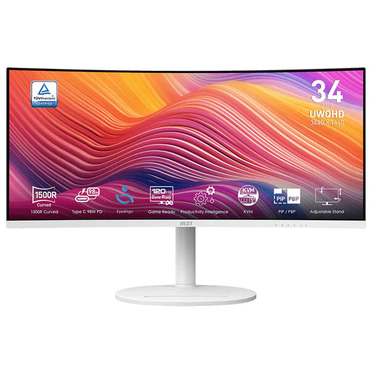 شاشة ام اس اي جيمنج منحنية 34 بوصة 120 هرتز Modern MD342CQPW VA UWQHD