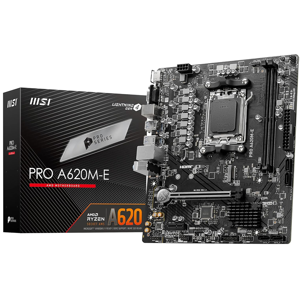 مازر بورد ام اس اى PRO A620M-E سوكيت معالج AM5