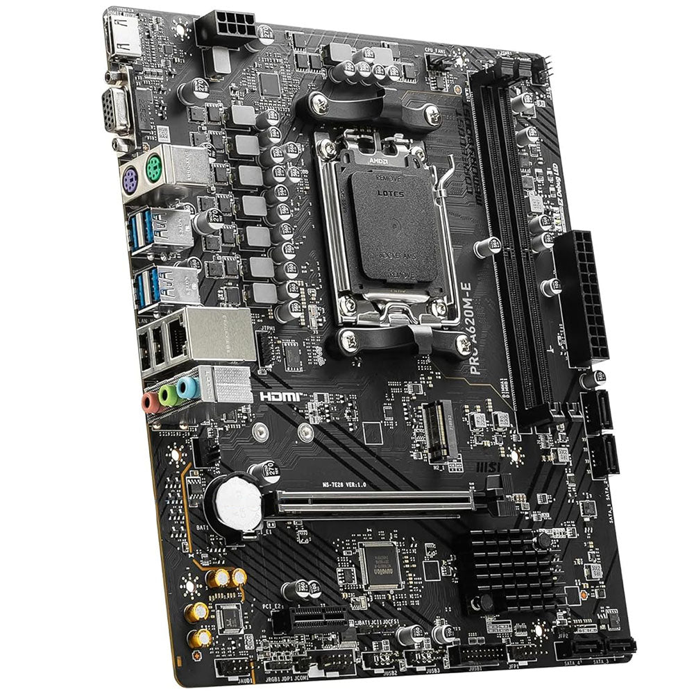 MSI PRO A620M-E Motherboard AM5 + AMD Ryzen 5 