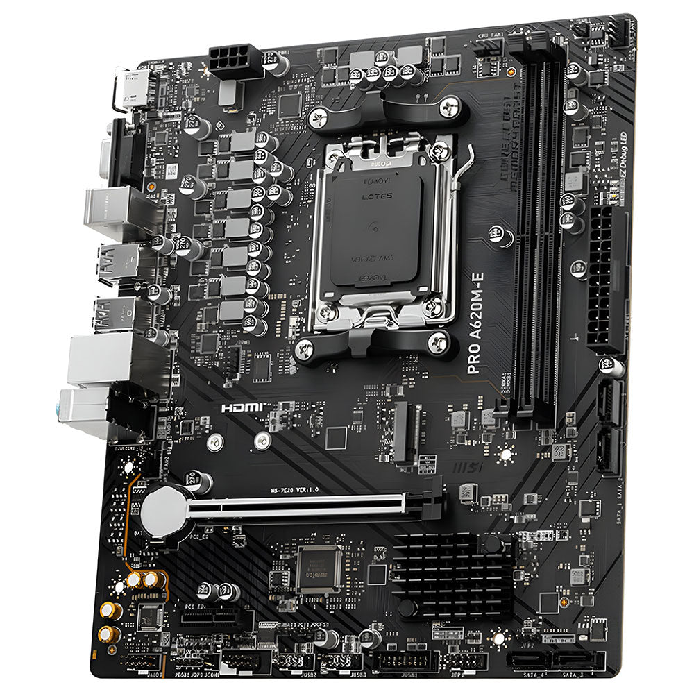 MSI PRO A620M-E Motherboard AM5 + AMD Ryzen 5 7500F 