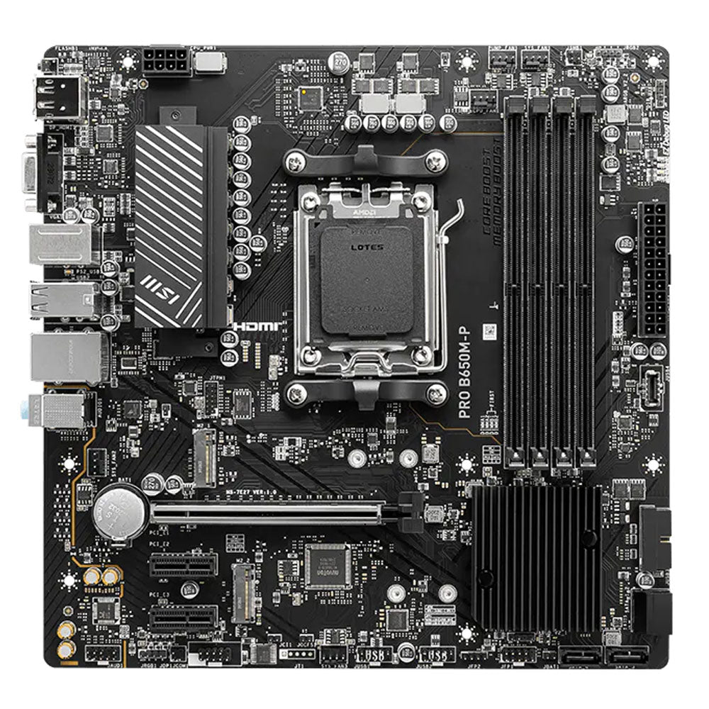 مازر بورد ام اس اي PRO B650M-P DDR5 سوكيت معالج 