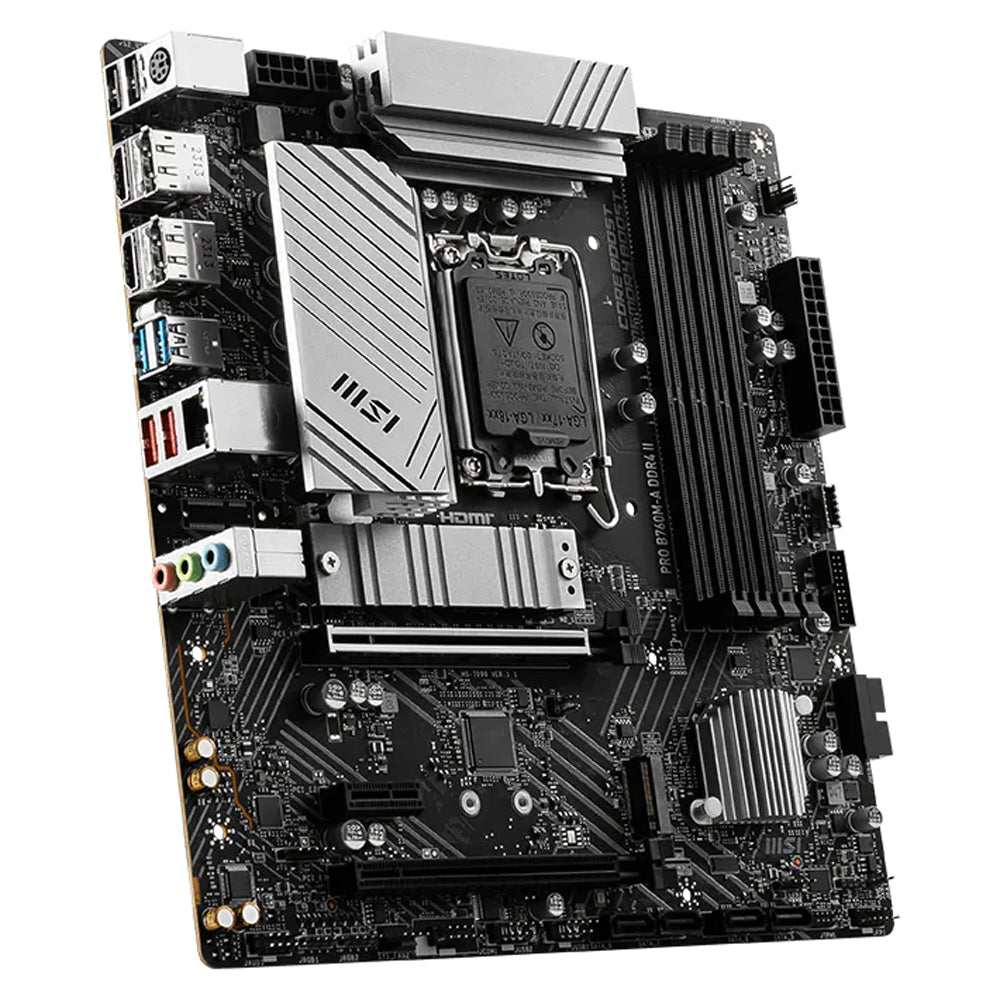 مازر بورد ام اس اى PRO B760M-A DDR4 II سوكيت معالج LGA 1700
