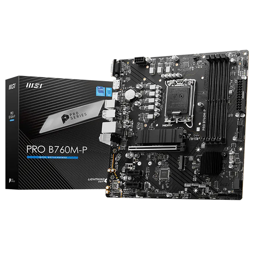 MSI PRO B760M-P DDR5 Motherboard LGA 1700 (Open Box)