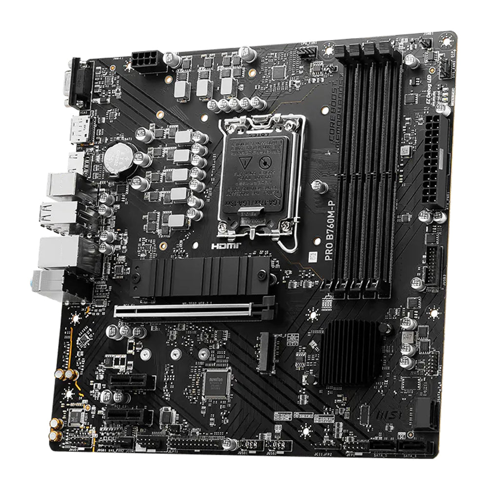 مازر بورد ام اس اي PRO B760M-P DDR5 سوكيت معالج LGA 1700 (اوبن بوكس)