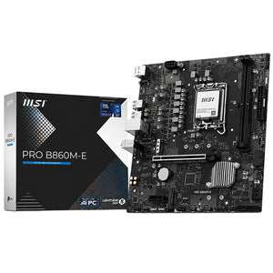 مازر بورد ام اس اى PRO B860M-E DDR5 سوكيت معالج LGA 1851