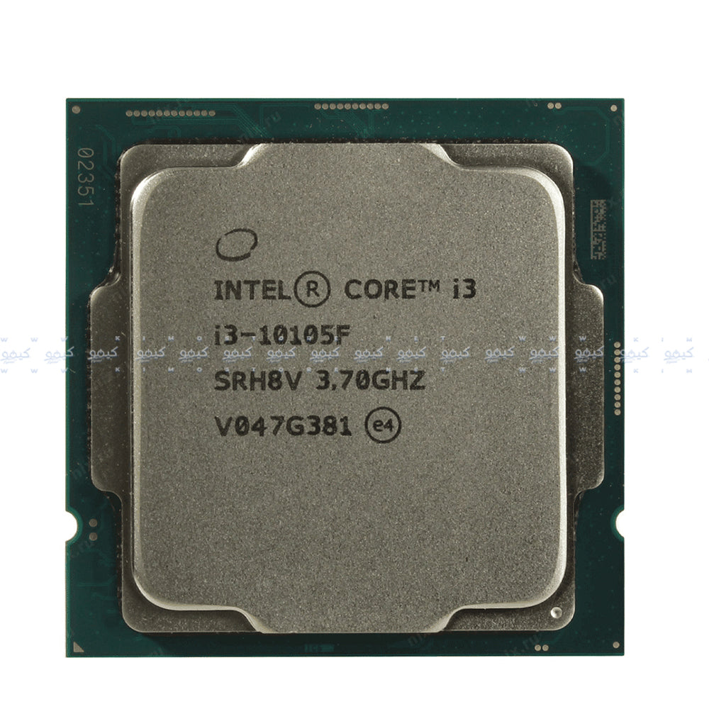  بروسيسور انتل كور LGA 1200 i3-10105F (بدون علبة)