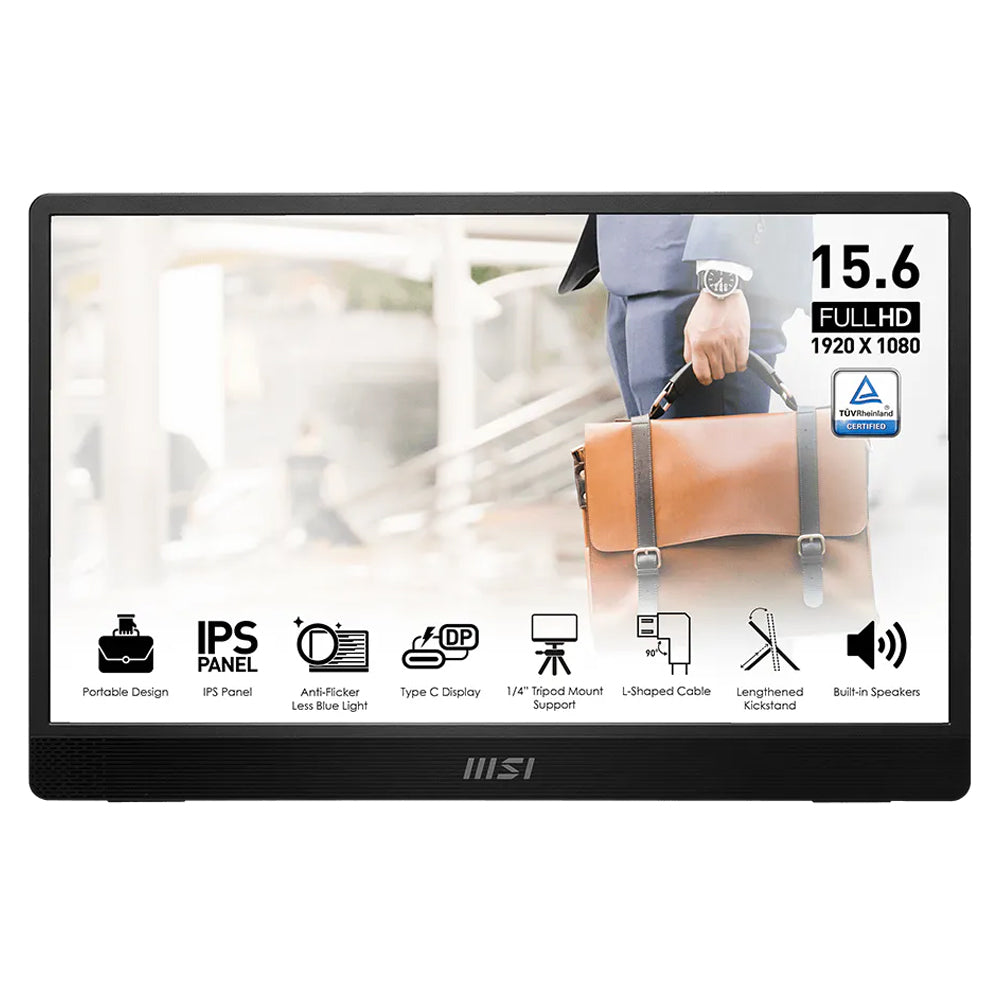 MSI PRO MP161 E2 15.6 Inch IPS FHD Portable Monitor 60Hz