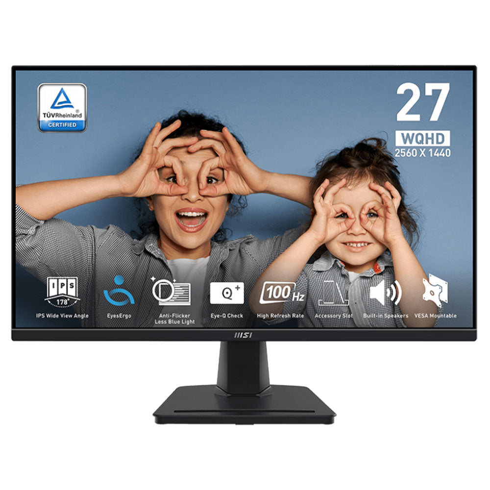 MSI PRO MP275Q 27 Inch IPS WQHD Monitor 100Hz