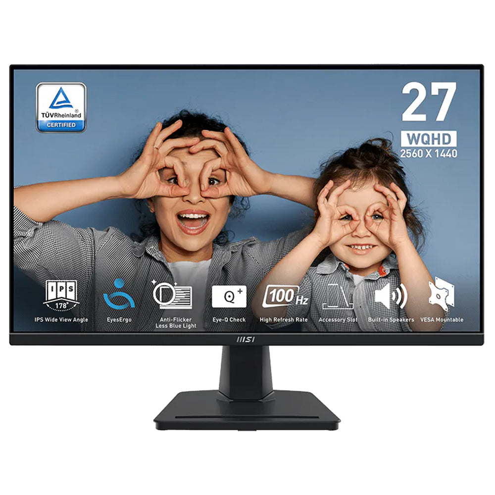 MSI PRO MP275Q 27 Inch IPS WQHD Monitor 100Hz