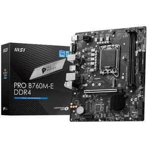 MSI Pro B760M-E DDR4 Motherboard LGA 1700
