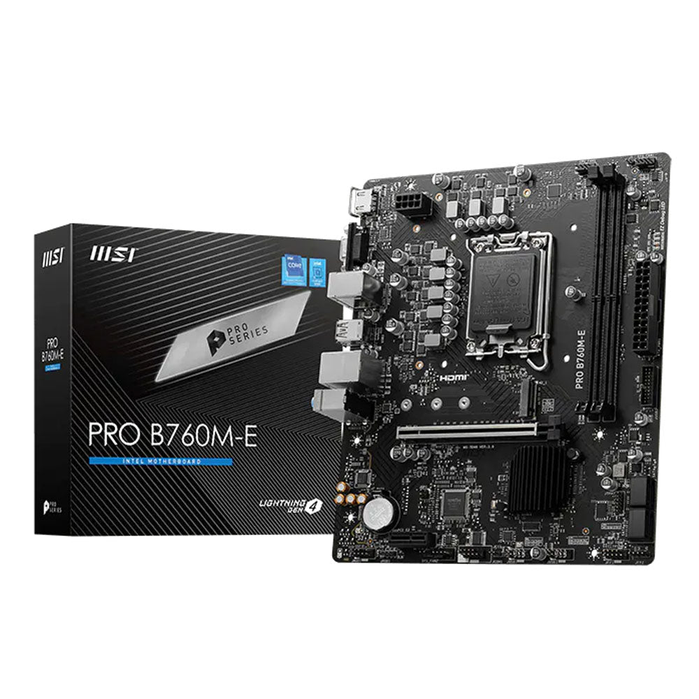 MSI Pro B760M-E DDR5 Motherboard LGA 1700
