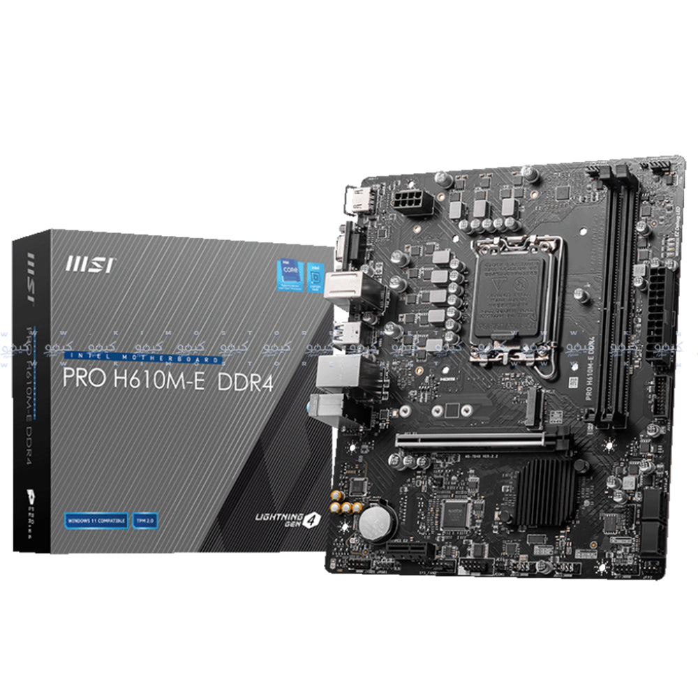 MSI Pro H610M-E DDR4 Motherboard LGA 1700