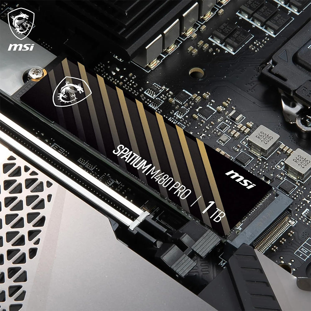 MSI SPATIUM M480 Pro 1TB NVMe PCIe M.2 SSD
