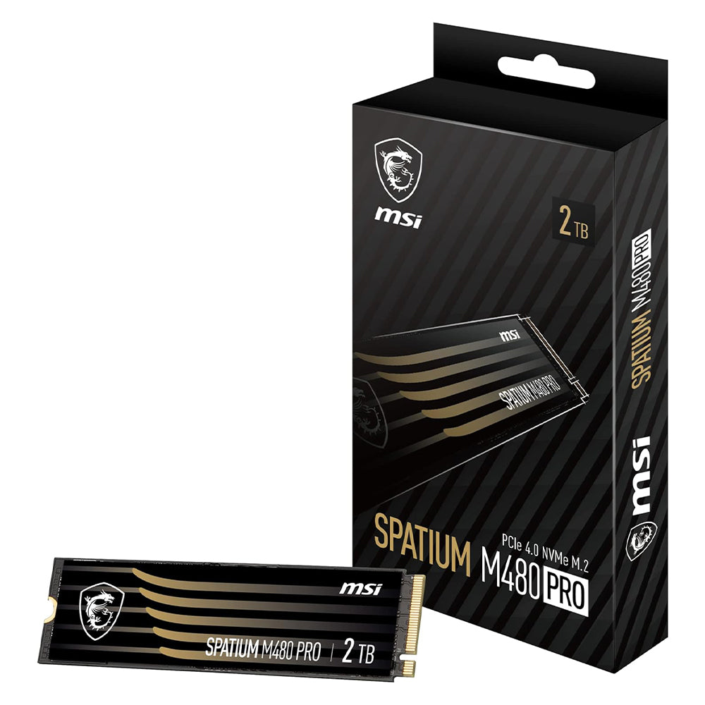 MSI SPATIUM M480 Pro 2TB NVMe PCIe 4.0 M.2 SSD