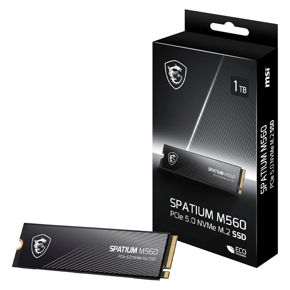 MSI SPATIUM M560 1TB NVMe PCIe 5.0 M.2 SSD