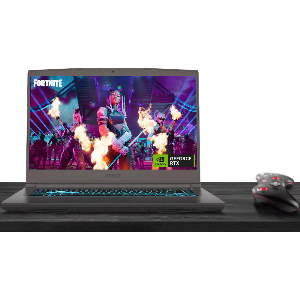 لاب توب ام اس اى Thin 15 B13UC (انتل كور i7-13620H - رام 16 جيجابايت - هارد 512 جيجابايت M.2 NVMe - نفيديا 4 جيجابايت RTX 3050 - شاشة 15.6 بوصة 144 هرتز FHD IPS - ويندوز 11) - أسود