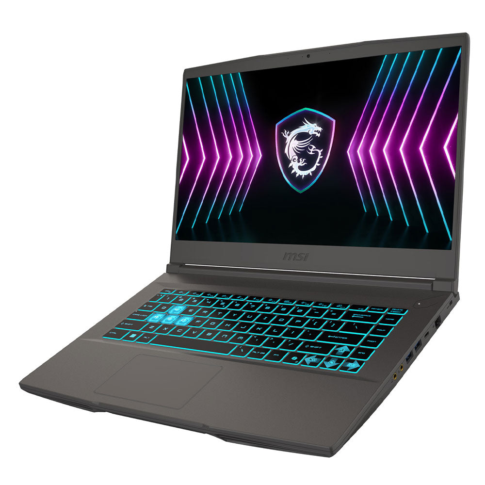MSI Thin 15 B2RVE-3209XEG Laptop (Intel Core 7 240H - 16GB Ram - M.2 NVMe 512GB - Nvidia RTX 4050 6GB - 15.6 Inch FHD IPS 144Hz - Win11) - Cosmos Gray