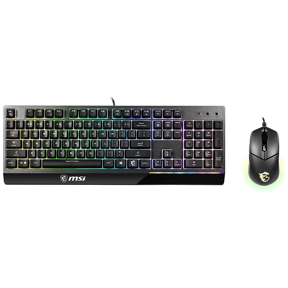 MSI Vigor GK30 Omron Switch Wired RGB Gaming Keyboard + Mouse Combo English