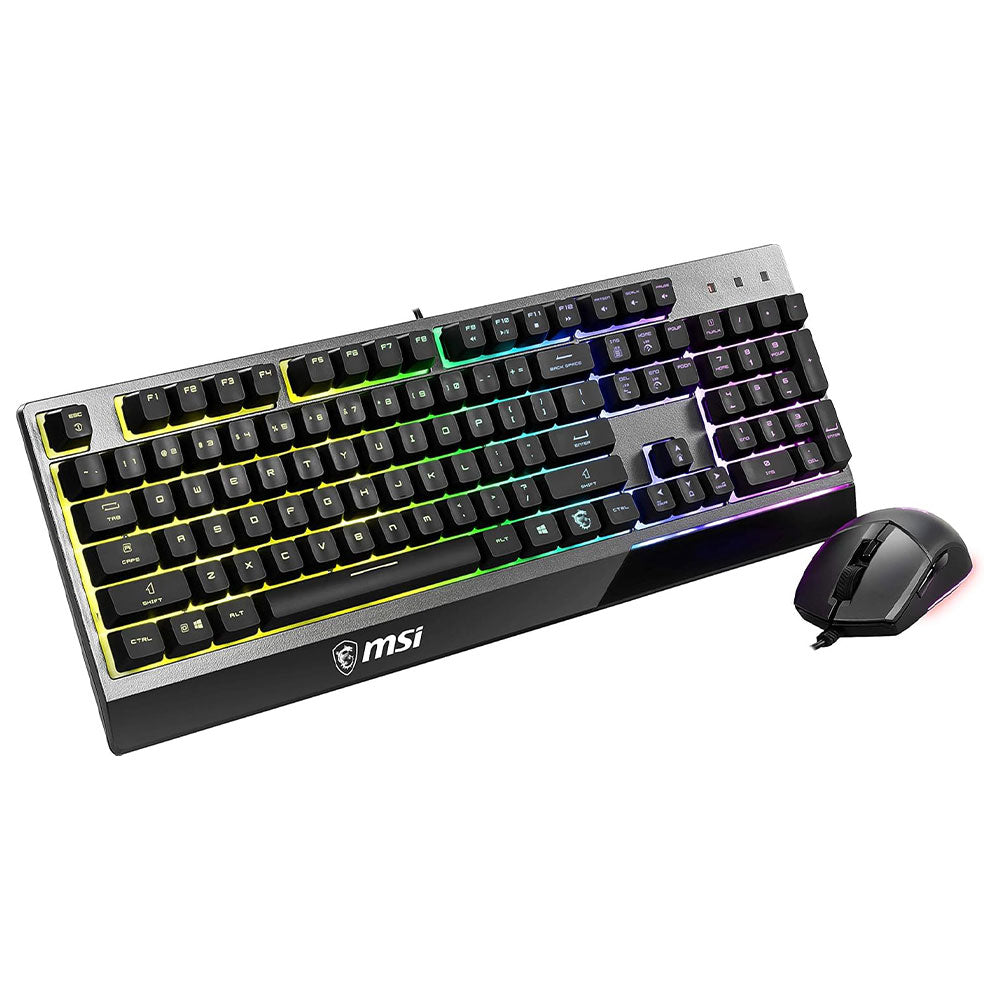  Wired RGB Gaming Keyboard + Mouse Combo English