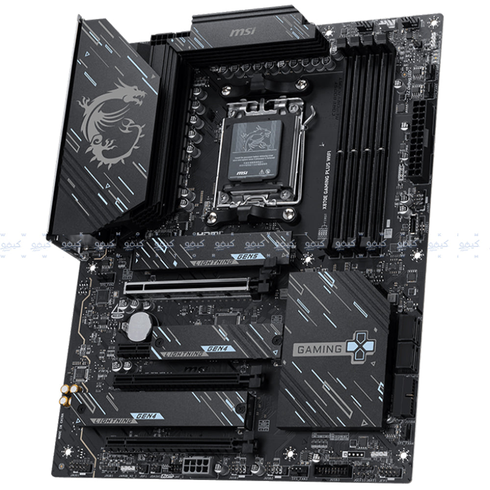 مازر بورد ام اس اي X870E GAMING PLUS WiFi DDR5 سوكيت معالج AM5