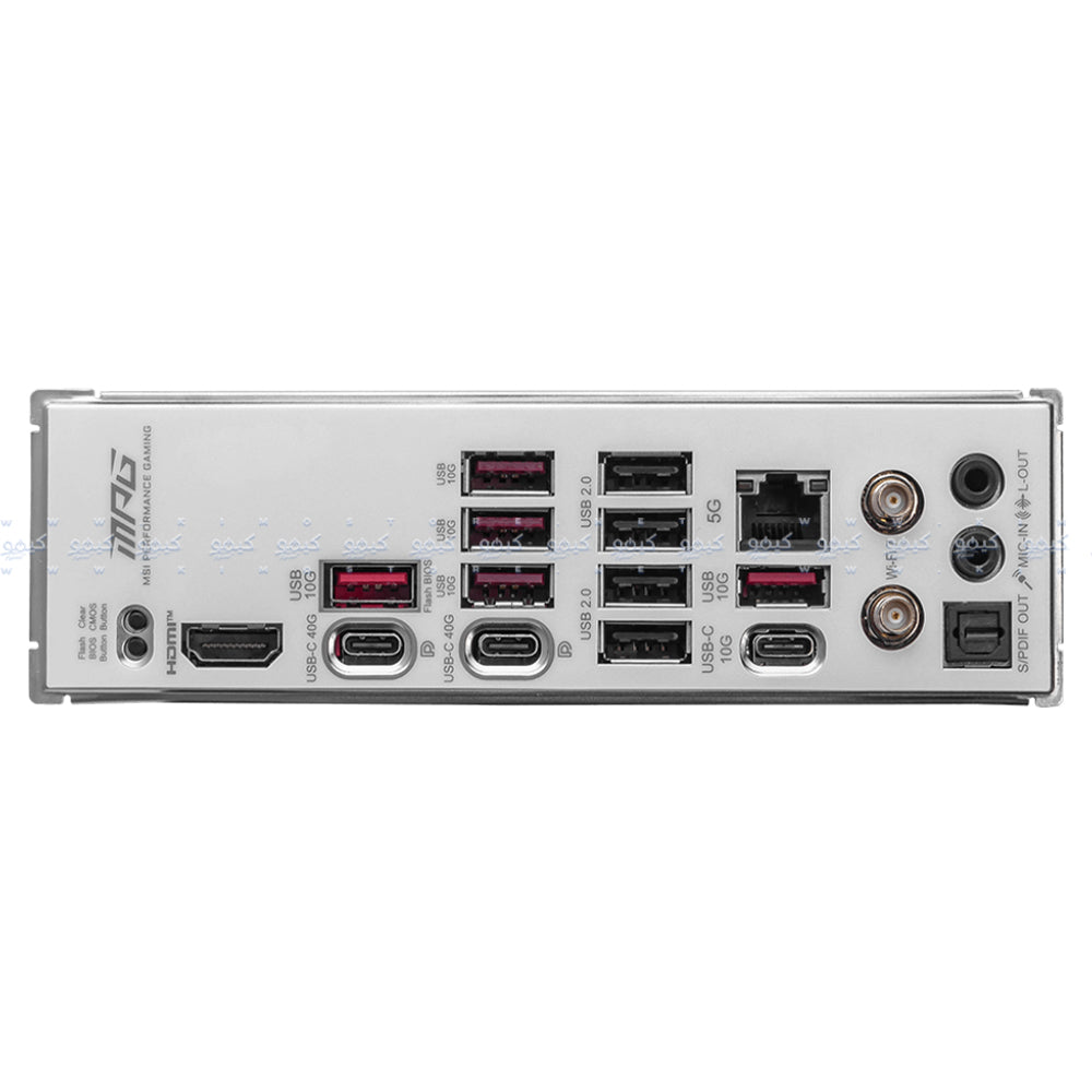 مازر بورد ام اس اي MPG X870E EDGE TI WiFi DDR5 سوكيت معالج AM5 