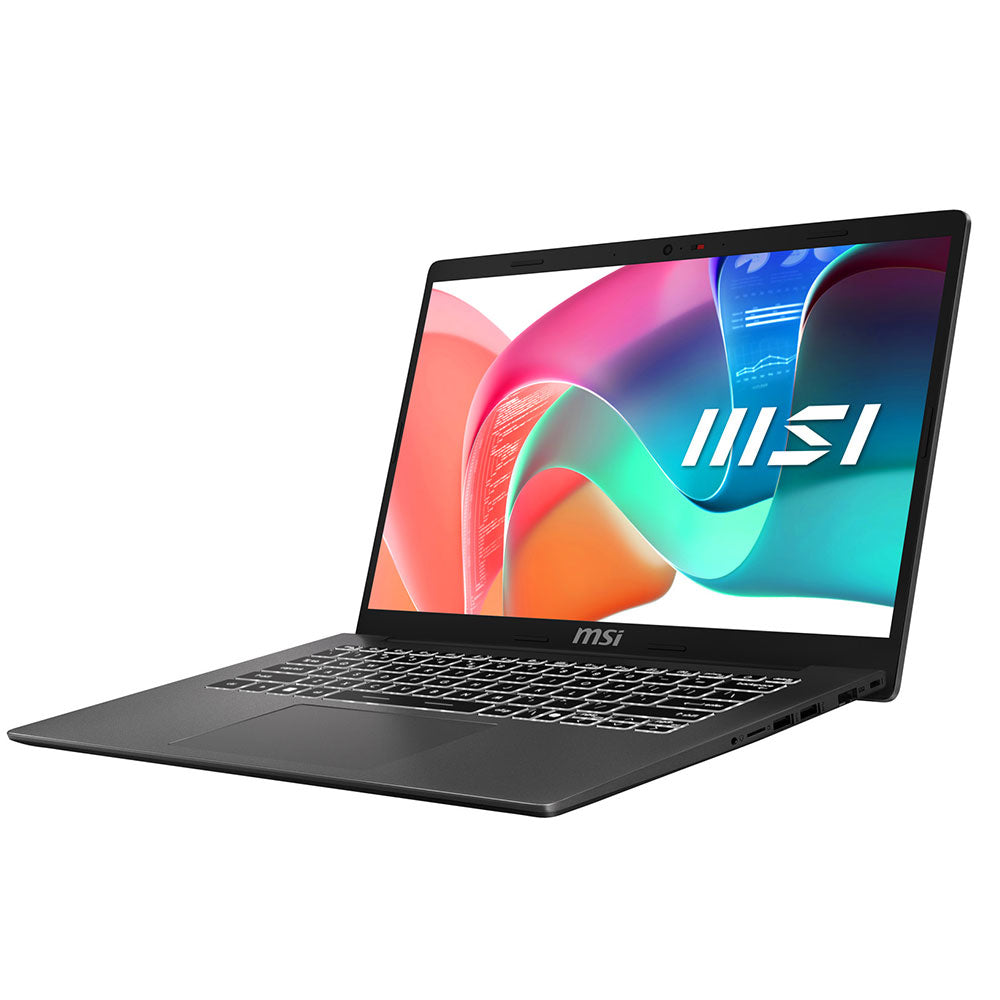 MSI Modern 14 F13MG-040XEG Laptop (Intel Core i7-1355U - 8GB Ram - M.2 NVMe 512GB - Intel UHD Graphics - 14 Inch FHD IPS 60Hz) - Platinum Gray