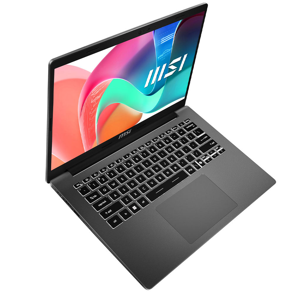 MSI Modern 14 F13MG-040XEG Laptop (Intel Core i7-1355U - 8GB Ram - M.2 NVMe 512GB - Intel UHD Graphics - 14 Inch FHD IPS 60Hz) - Platinum Gray