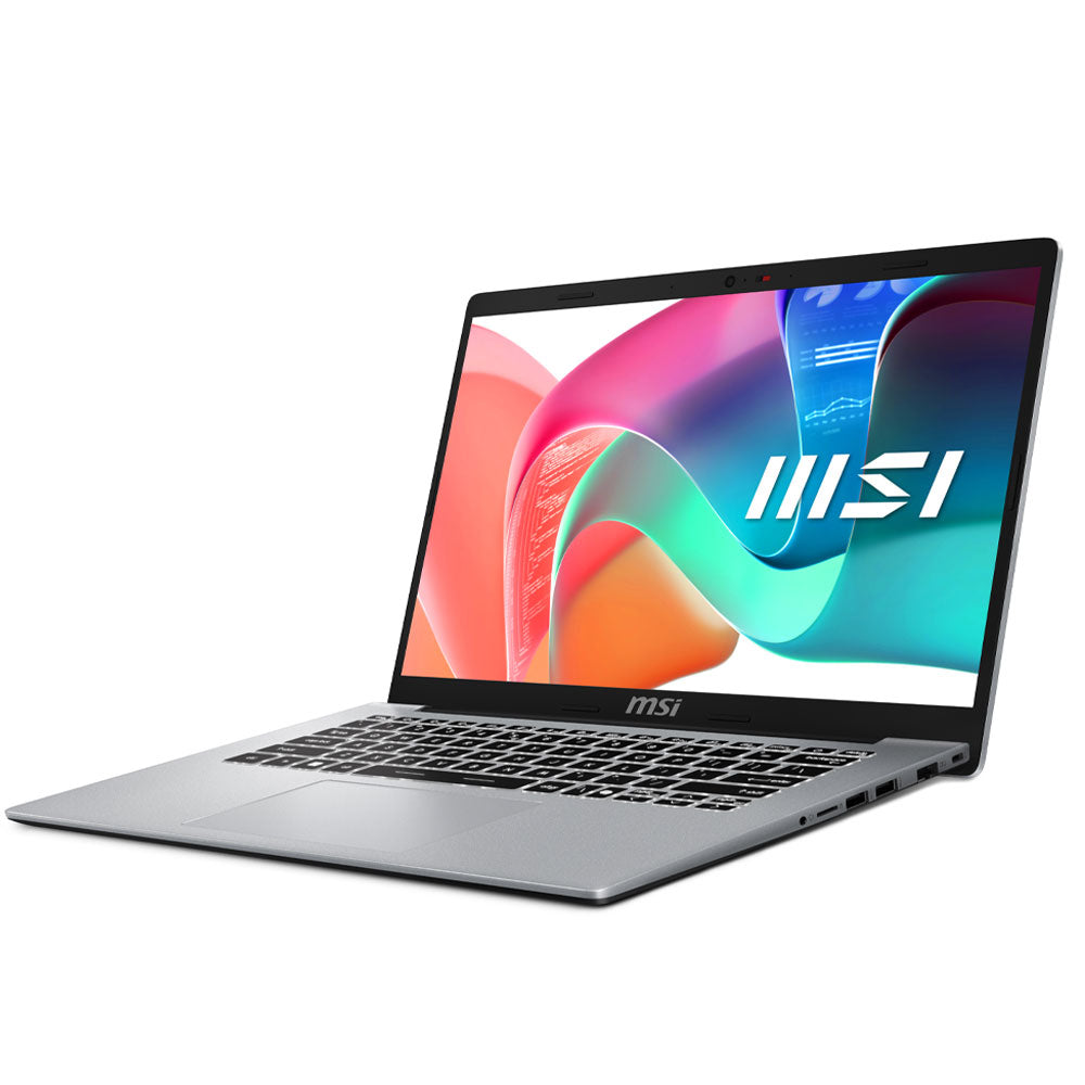 MSI Modern 14 F13MG-041XEG Laptop (Intel Core i7-1355U - 8GB Ram - M.2 NVMe 512GB - Intel UHD Graphics - 14 Inch FHD IPS 60Hz) - Urban Silver
