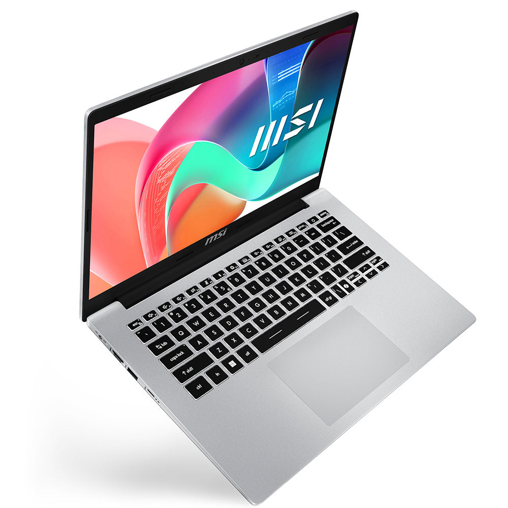 MSI Modern 14 F13MG-041XEG Laptop (Intel Core i7-1355U - 8GB Ram - M.2 NVMe 512GB - Intel UHD Graphics - 14 Inch FHD IPS 60Hz) - Urban Silver