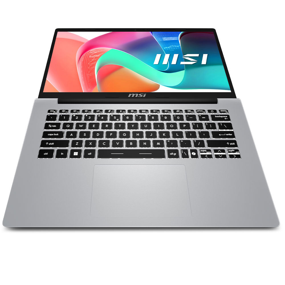 MSI Modern 14 F13MG-041XEG Laptop (Intel Core i7-1355U - 8GB Ram - M.2 NVMe 512GB - Intel UHD Graphics - 14 Inch FHD IPS 60Hz) - Urban Silver