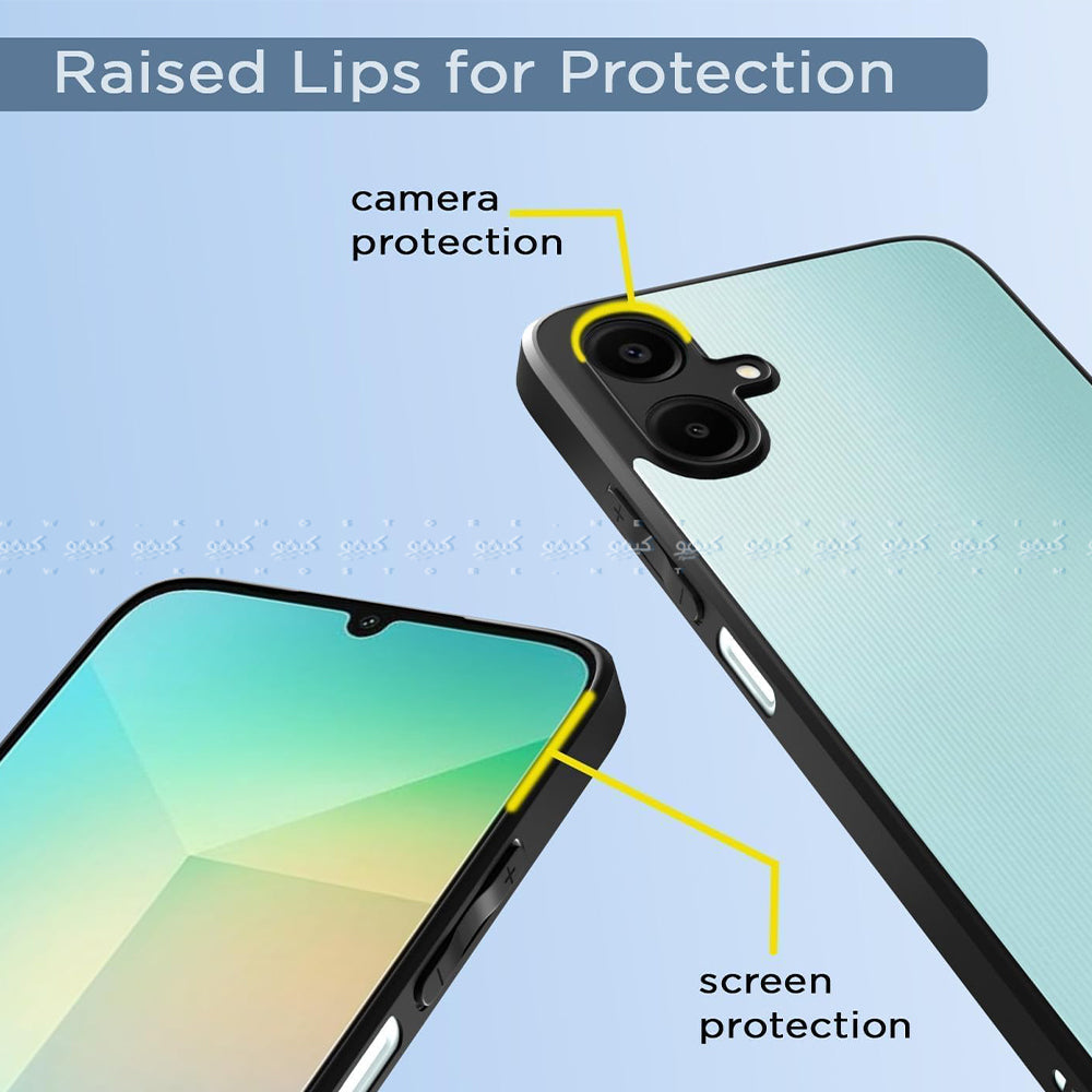 Magic Mask Phone Silicone Transparent Cover Samsung Galaxy A07 - Black