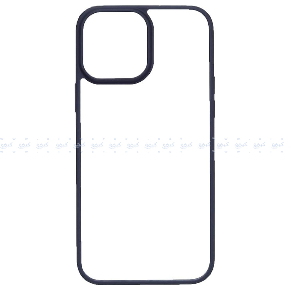 Magic Mask Phone Silicone Transparent Cover iPhone 13 Pro Max - Black