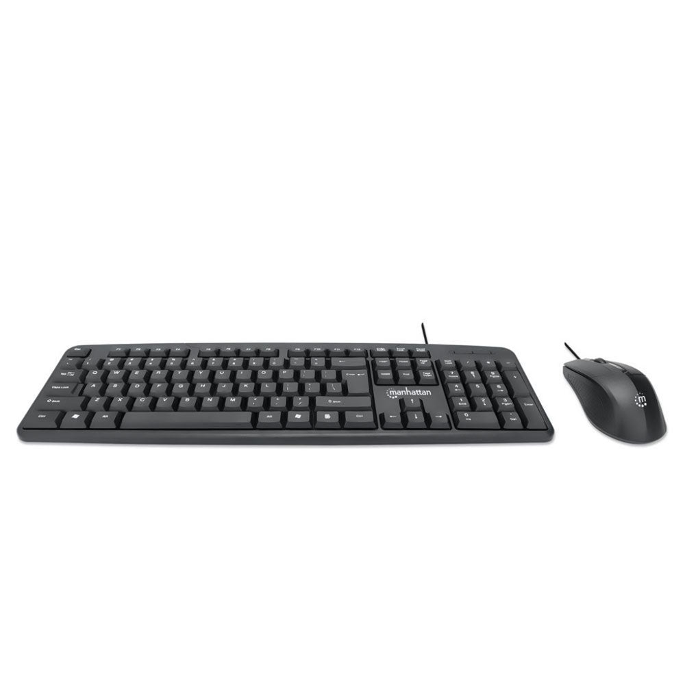 Manhattan KB707 Wired Keyboard + Mouse Combo English & Arabic
