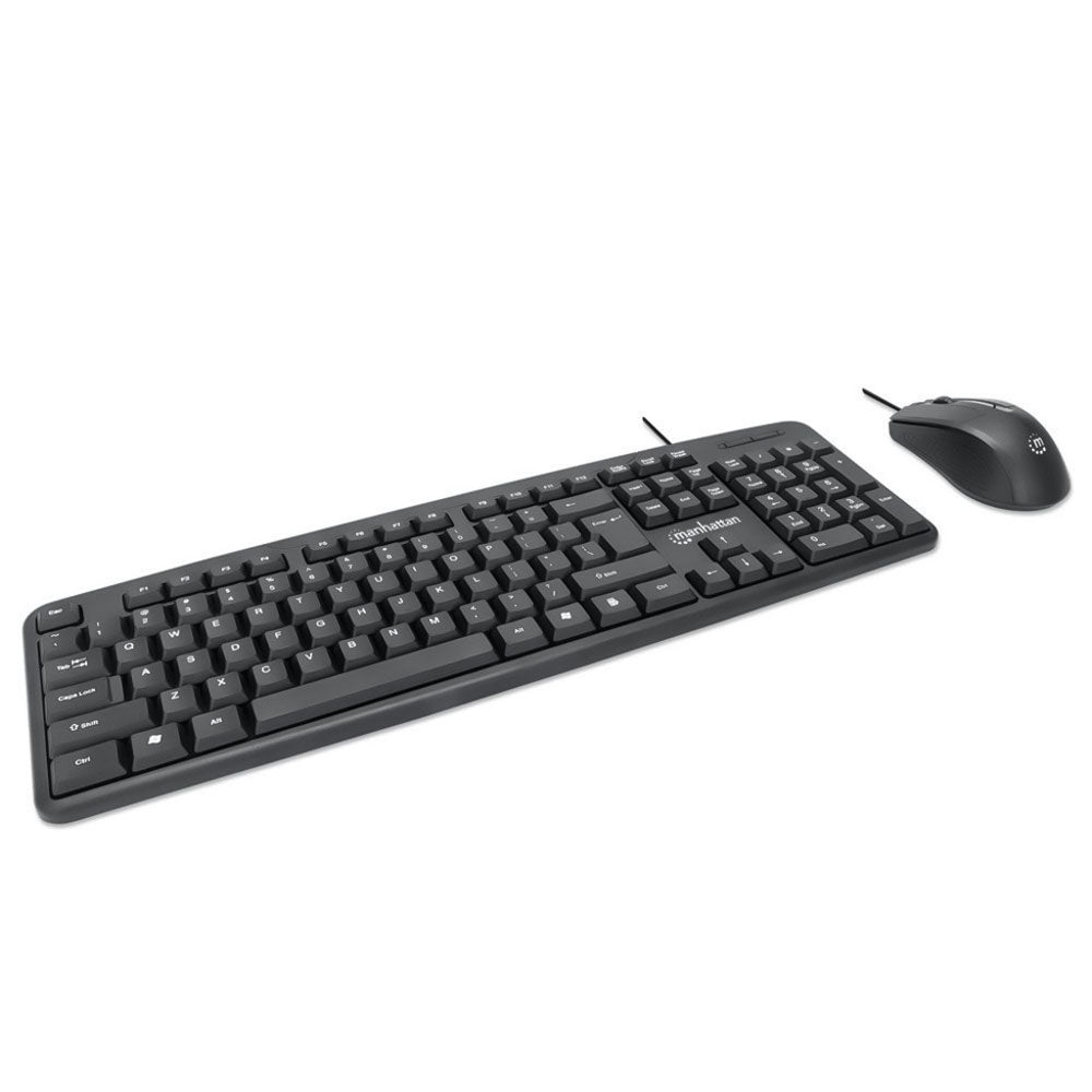 Manhattan KB707 Wired Keyboard + Mouse Combo English & Arabic
