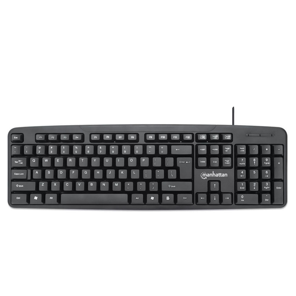 Manhattan KB707 Wired Keyboard + Mouse Combo English & Arabic