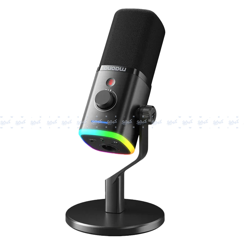 Maono PD100X Podcast Dynamic RGB Gaming Wired Microphone Kit - Black