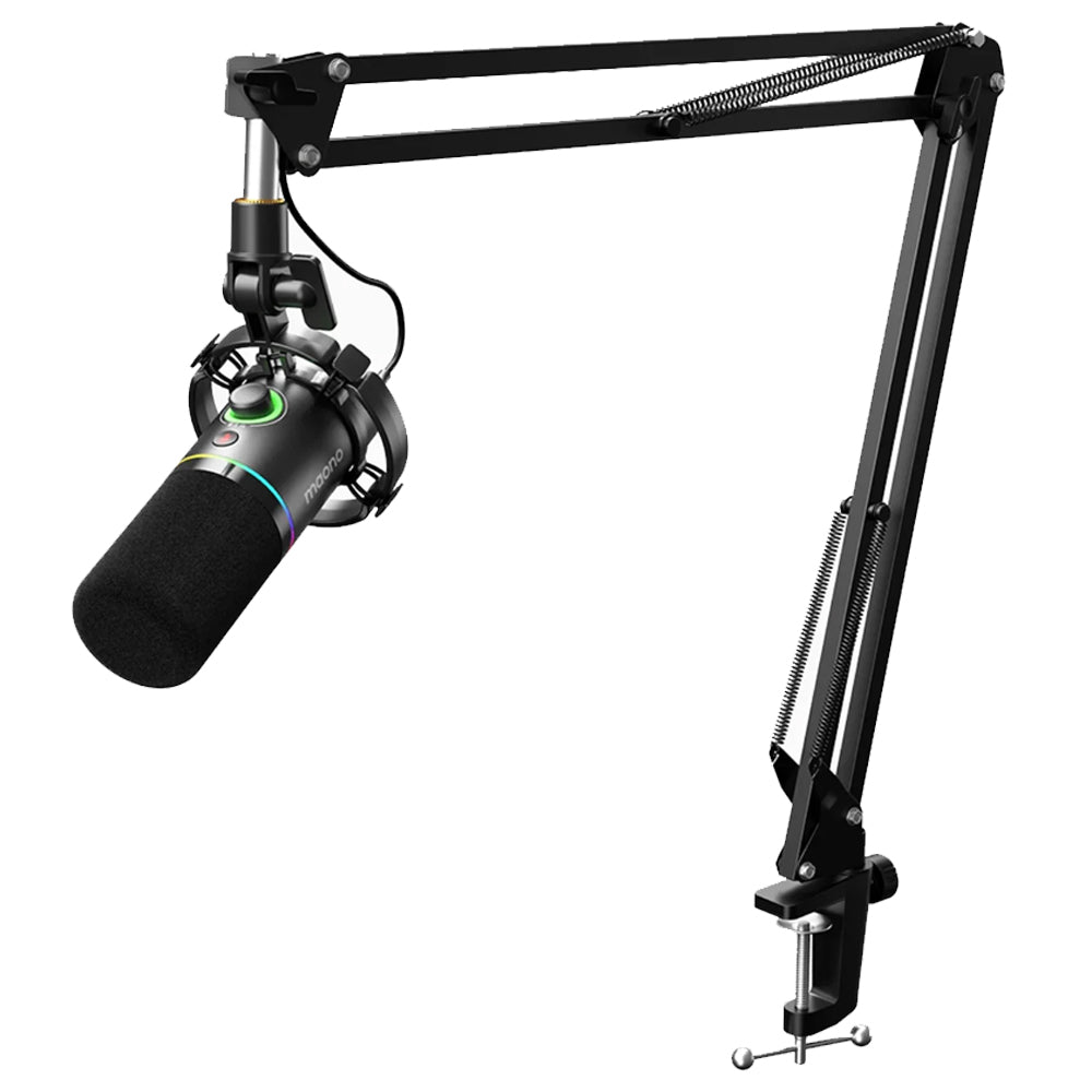 Maono PD200X Dynamic RGB Gaming Wired Microphone - Black