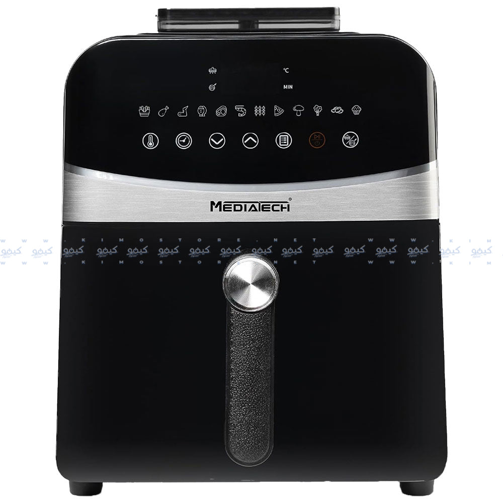 قلاية هوائية ميدياتك 6 لتر 2000 وات MT-AF50D - أسود