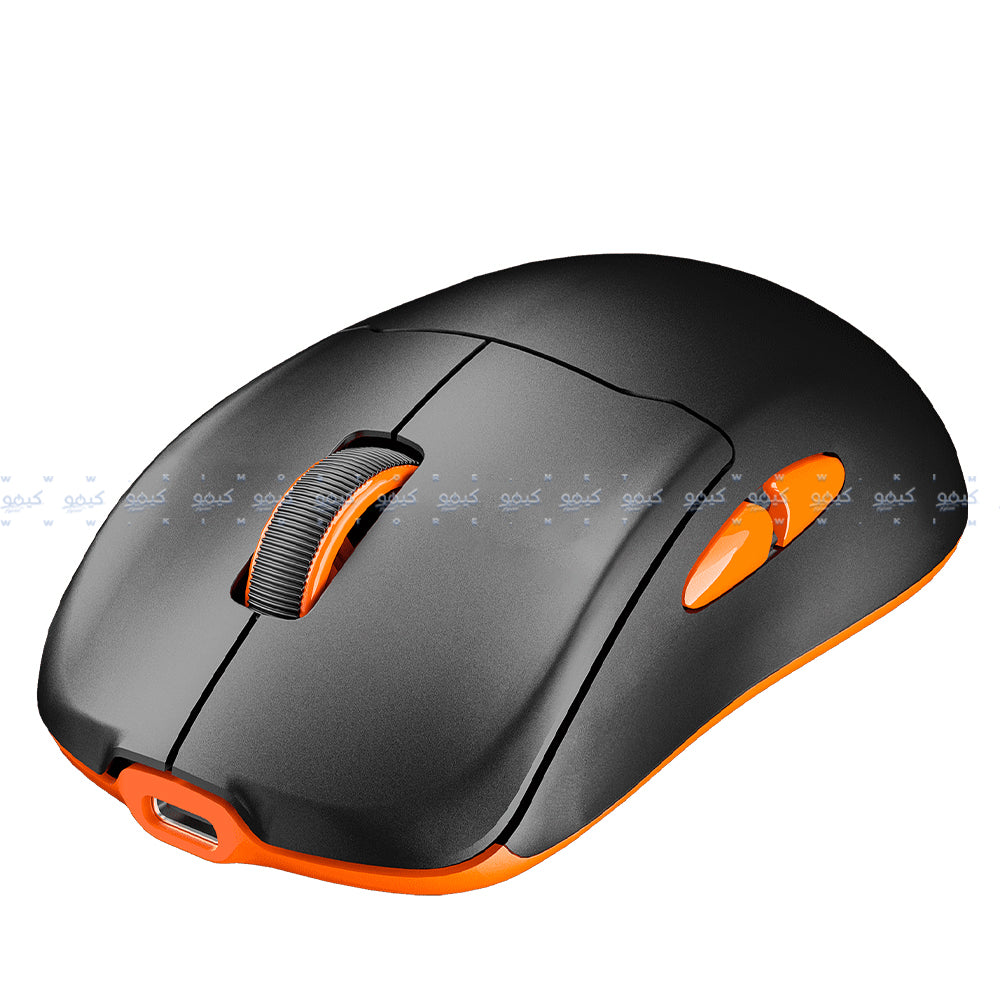 Meetion Air GW39 Bluetooth Wireless & Wired Mouse 2600DPI With RGB Magnetic Charging Dock - White