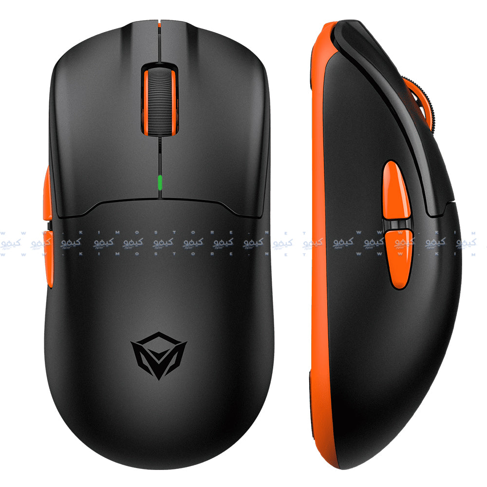 Meetion Air GW39 Bluetooth Wireless & Wired Mouse 2600DPI With RGB Magnetic Charging Dock - White