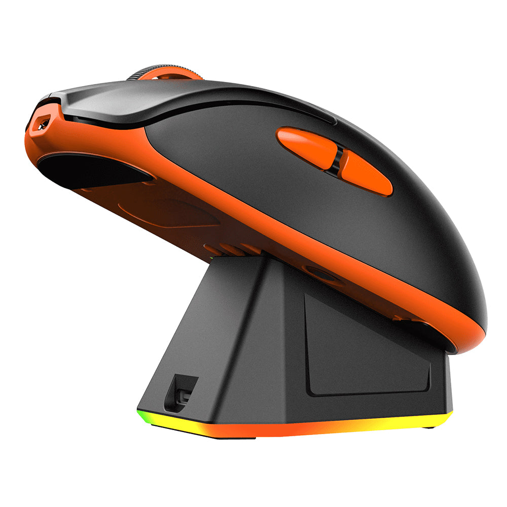 Meetion Air GW39 Triple-Mode Rechargeable Bluetooth Wireless & Wired Mouse 2600DPI With RGB Magnetic Charging Dock
