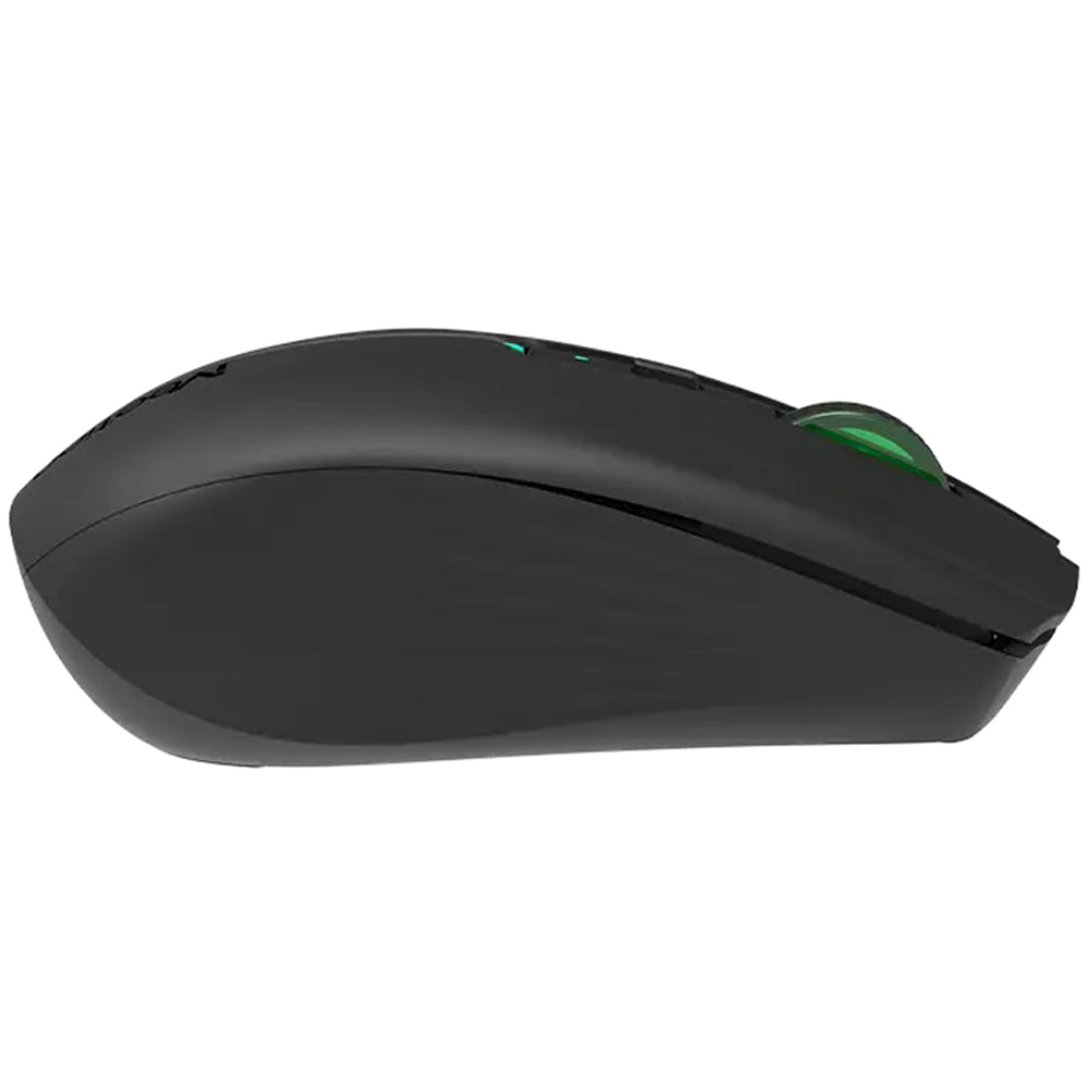 ماوس ميشن لاسلكي بلوتوث ثنائي الوضع قابل للشحن RGB جيمنج 1600 نقطة فى البوصة BTM002 - أسود