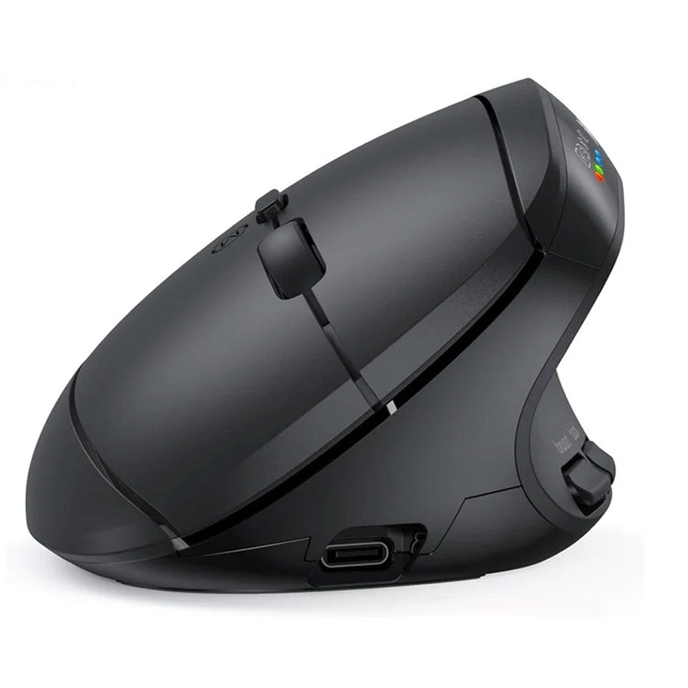 Meetion BTM008 Dual Mode Rechargeable Bluetooth Wireless Mouse 2400DPI - Black