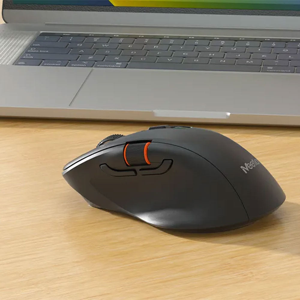Meetion BTM032 Dual Mode Bluetooth Wireless Mouse 2400Dpi - Black