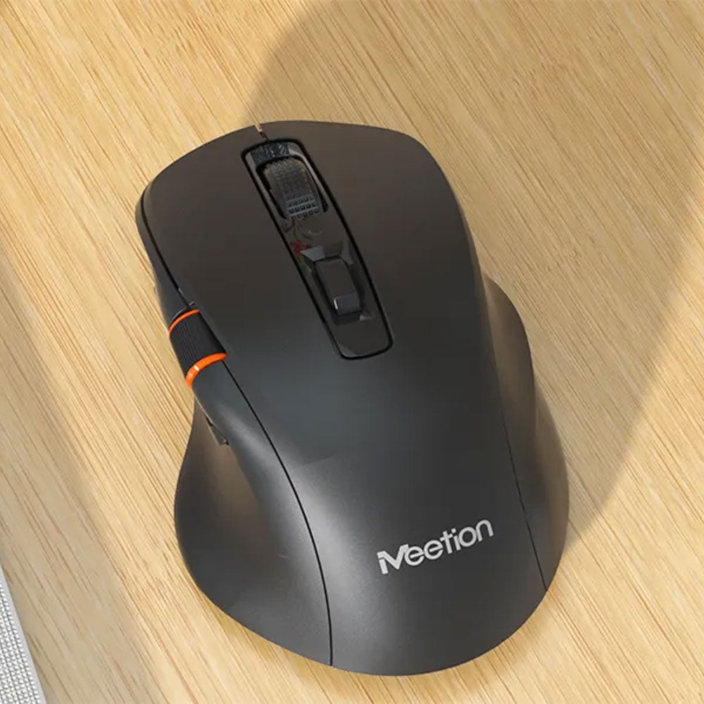 Meetion BTM032 Dual Mode Bluetooth Wireless Mouse 2400Dpi - Black