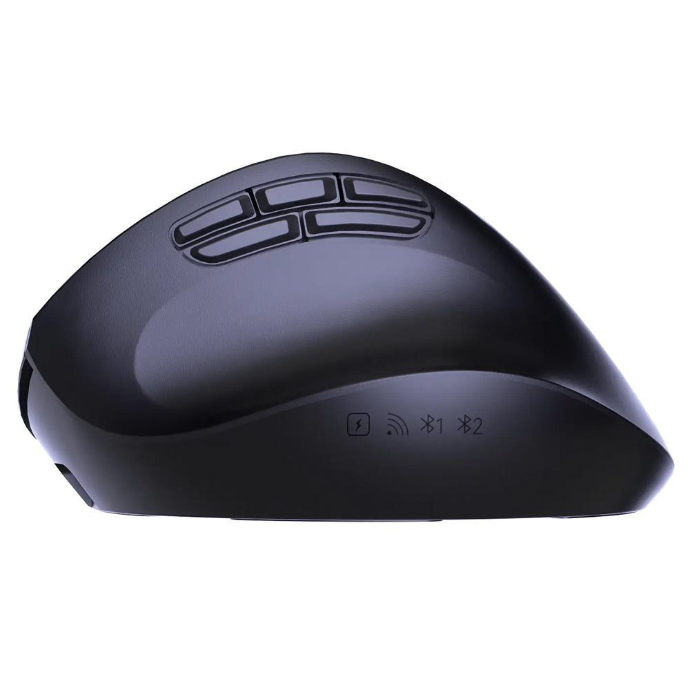 Meetion BTM660 Triple Mode Rechargeable Bluetooth Wireless & Wired Mouse 2400Dpi - Black