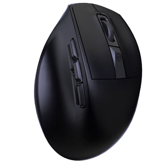 Meetion BTM660 Triple Mode Rechargeable Bluetooth Wireless & Wired Mouse 2400Dpi - Black