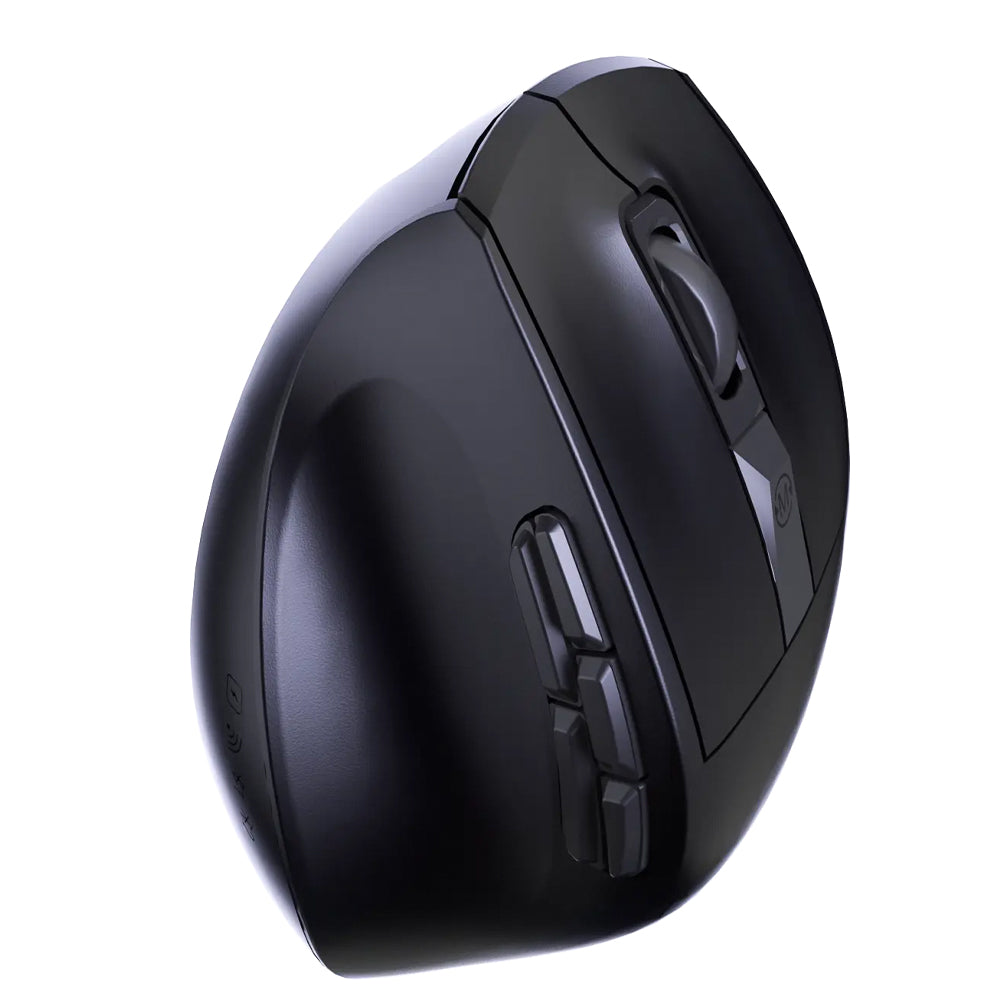 Meetion BTM660 Triple Mode Rechargeable Bluetooth Wireless & Wired Mouse 2400Dpi - Black