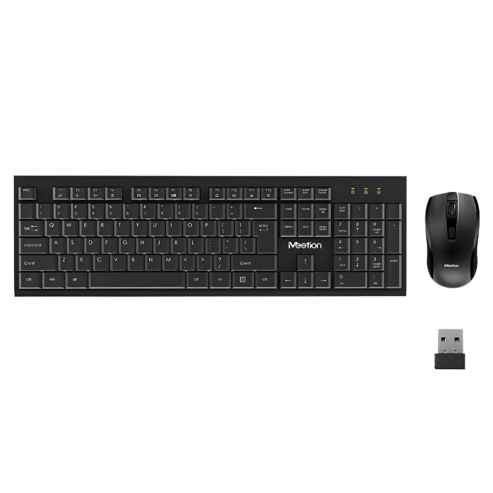 Meetion C4120 Wireless Keyboard + Mouse Combo English & Arabic
