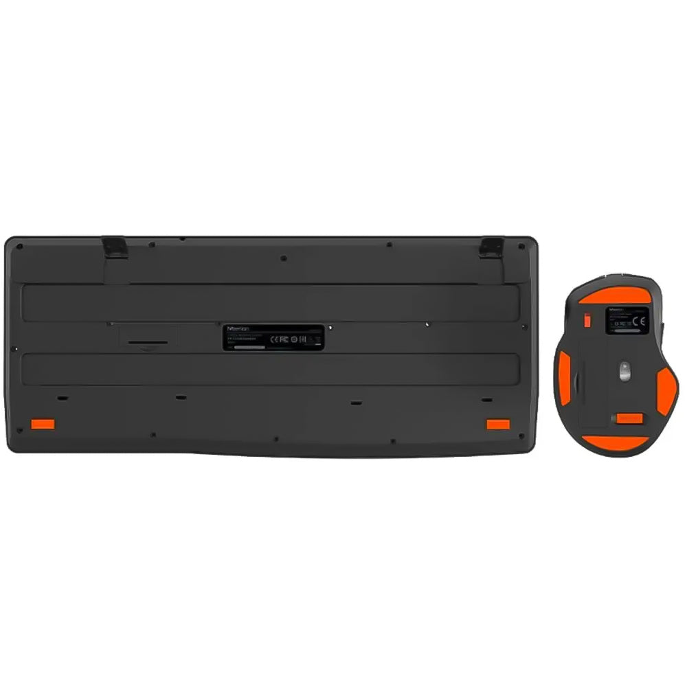 Meetion C4130 Wireless Keyboard + Mouse Combo English & Arabic - Black
